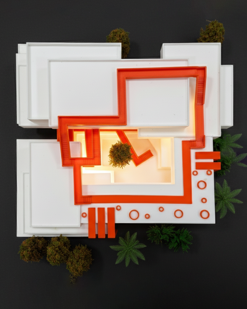 Mixed-Use Building Model detail