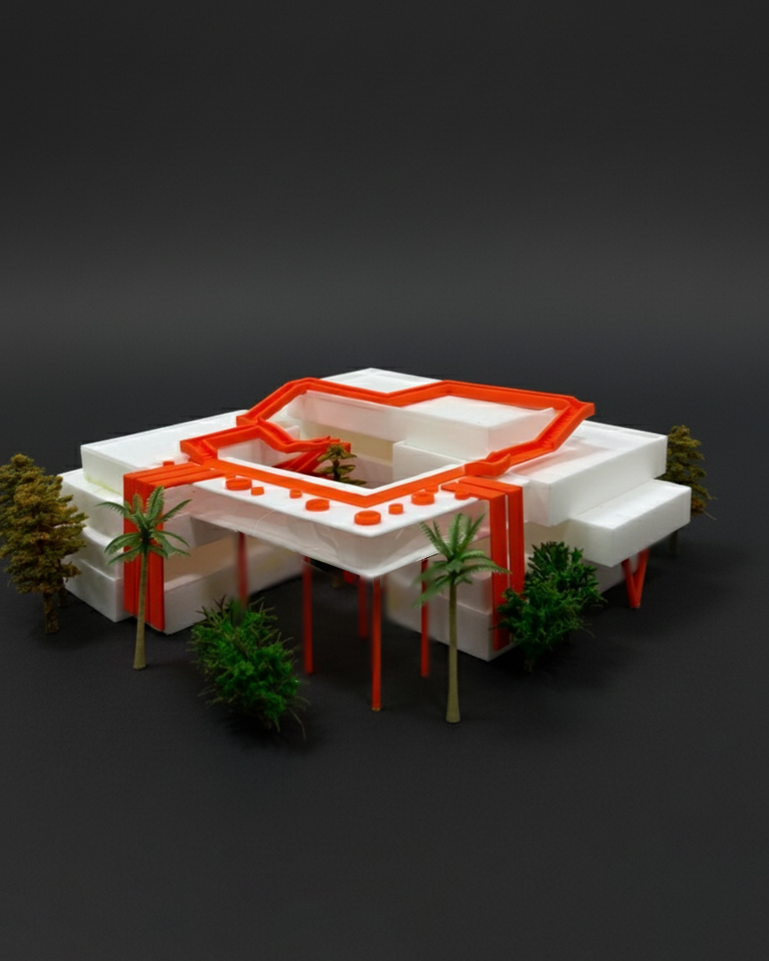 Mixed-Use Building Model detail