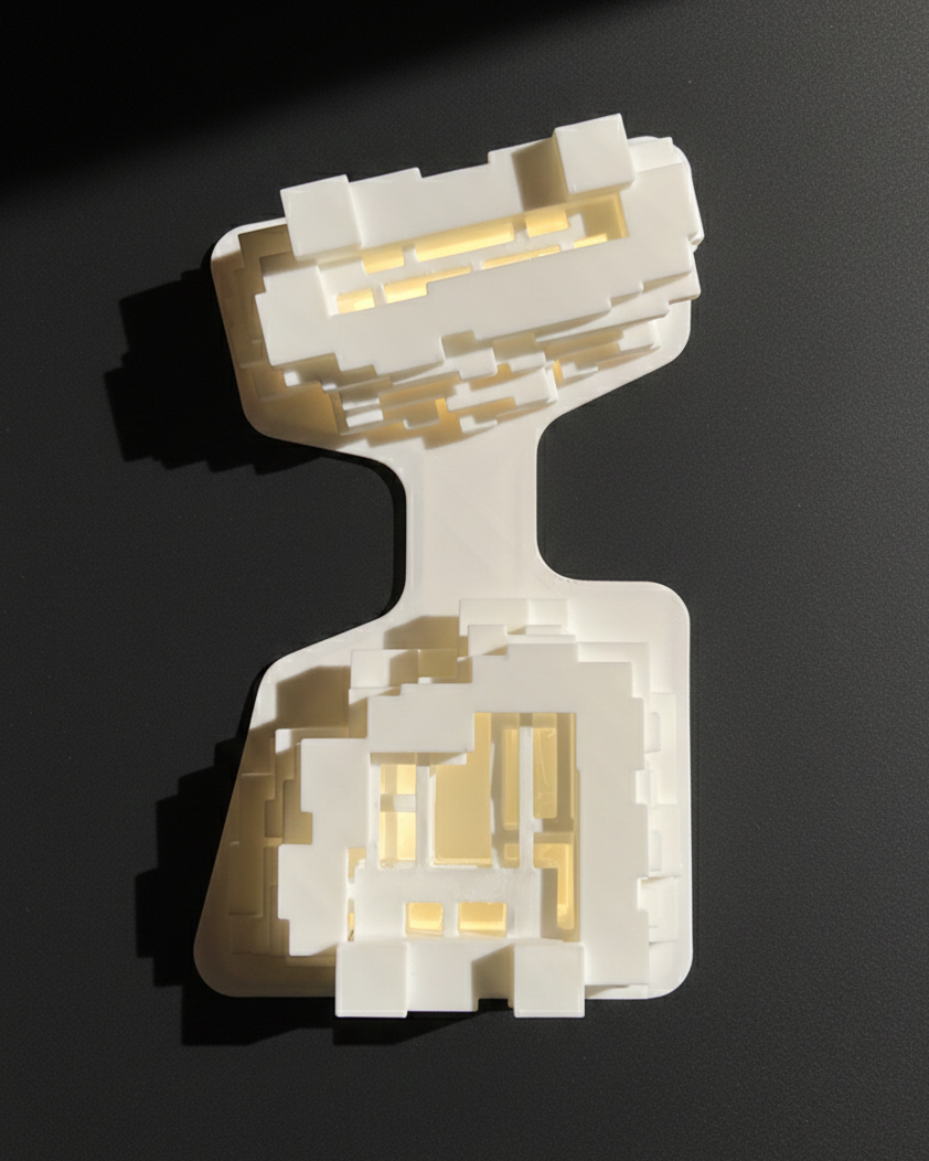 Pixelated Mass detail